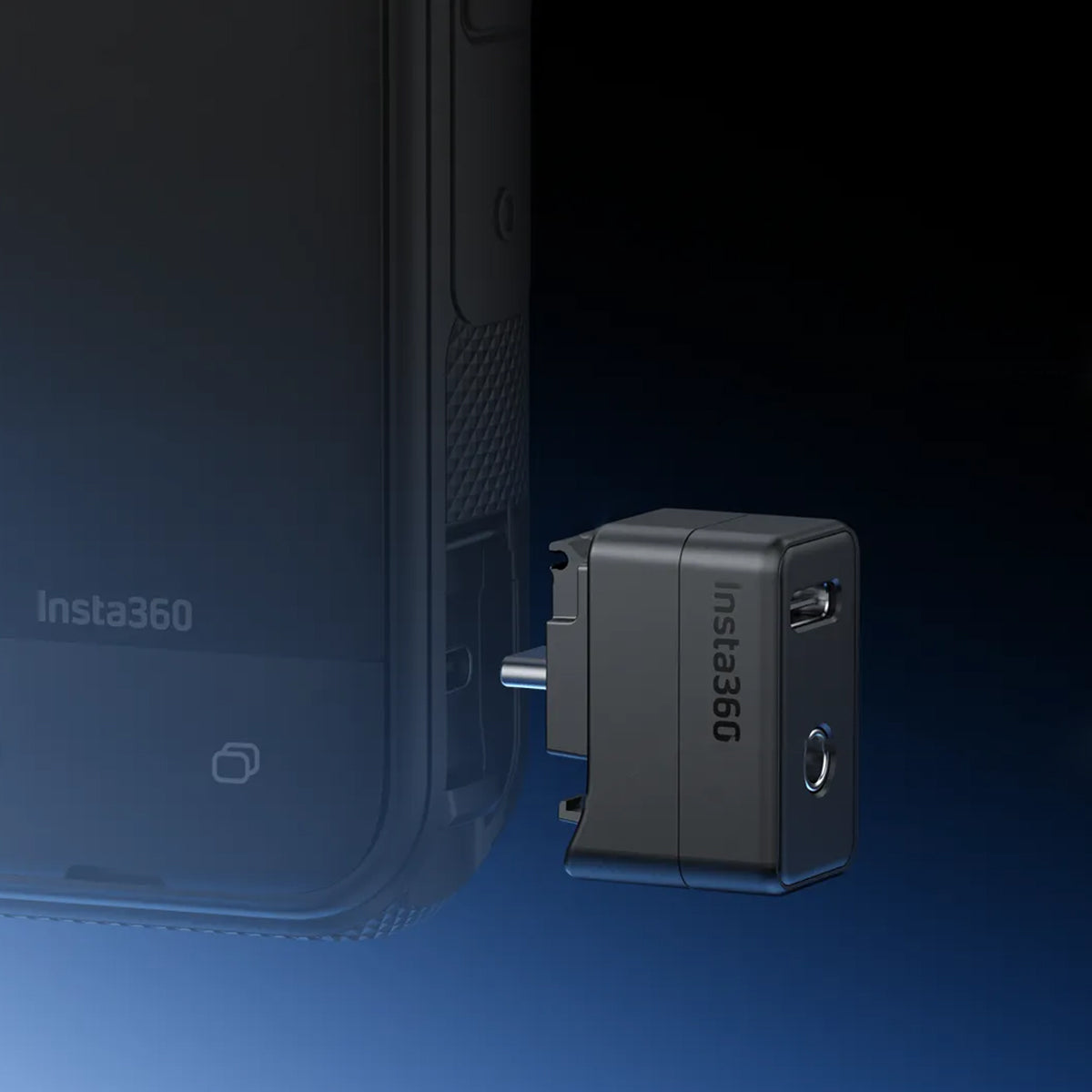 Adaptador de Micrófono Insta360 X5 | Conector 3.5mm Original – EOA Tecnología