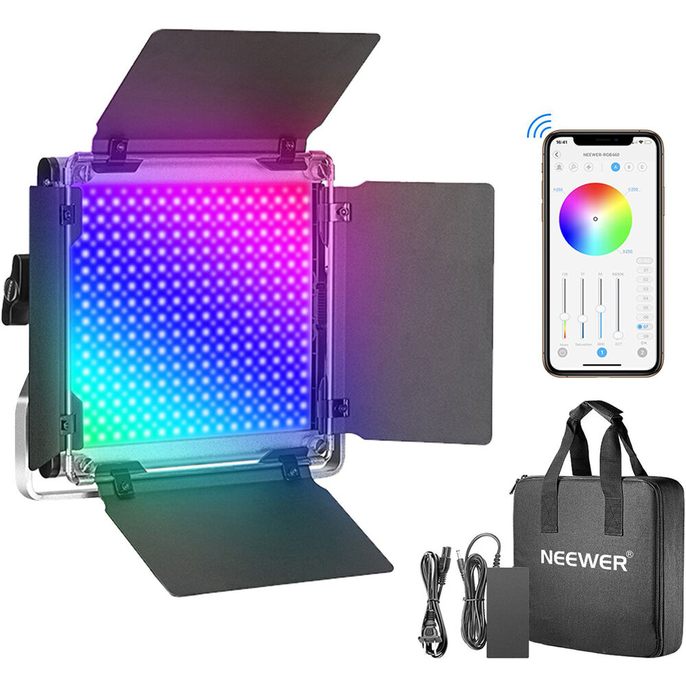 Panel de Iluminación LED Neewer 660 RGB Professional