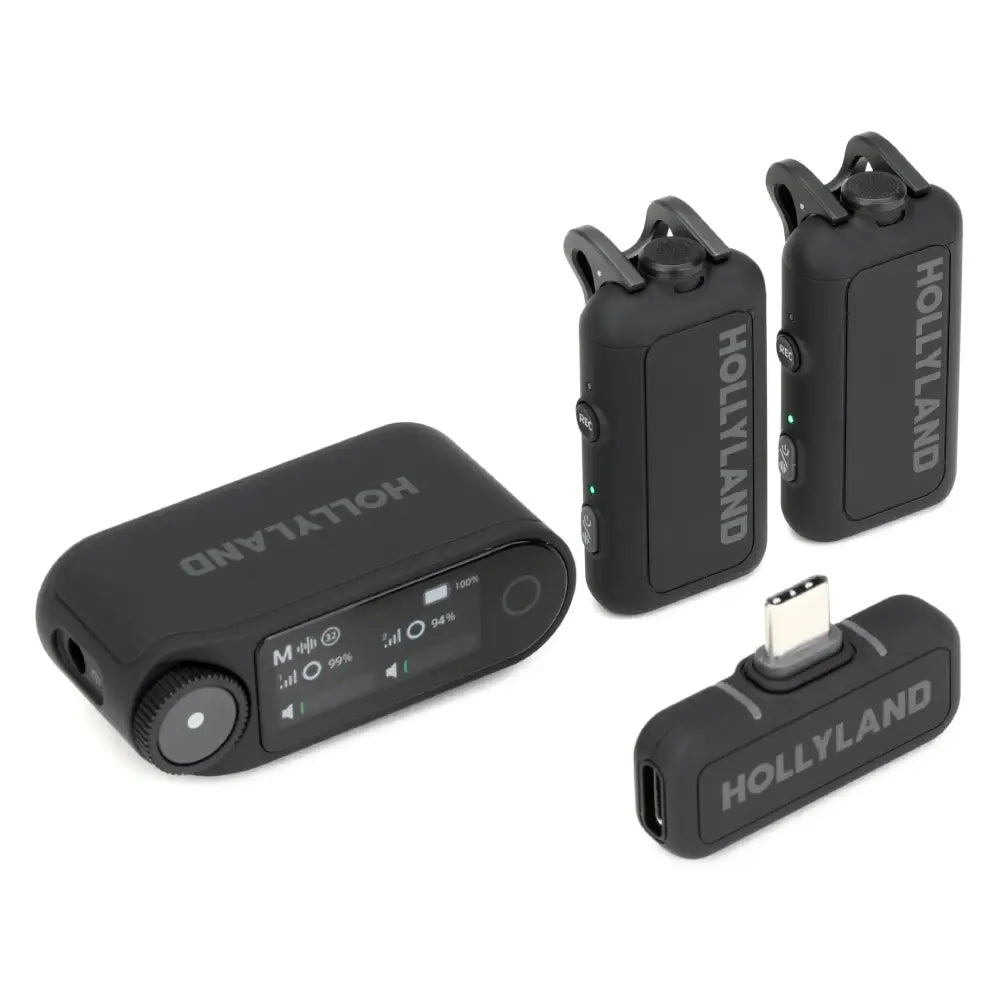 Hollyland Lark Max 2 Combo (2TX + 1RX) | Audio 32-bit Float y Cancelación IA