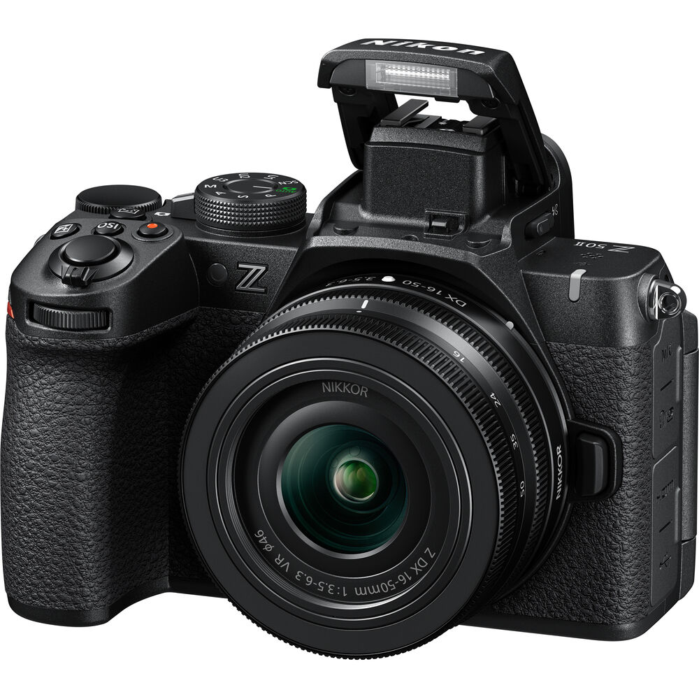 Cámara Nikon Z50 II Mirrorless con Lente 16-50mm | Kit de Inicio con Memoria 64GB y Bolso