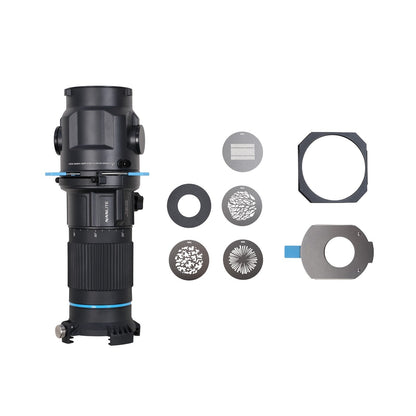 Proyector Nanlite PJ BM con Lente Zoom 25 a 45 Grados | Accesorio de Proyección para Montura Bowens