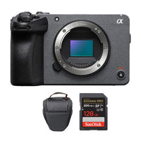 Sony FX30 Cámara de Cine Sólo Cuerpo + Memoria 128Gb de 200Mb/s + Bolso