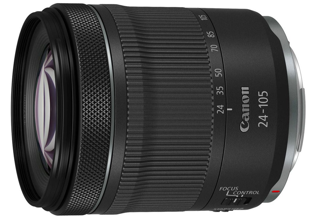 Lente Canon RF 24-105mm f/4-7.1 IS STM – Objetivo Zoom Estándar Compacto y Versátil con Estabilización para Cámaras Mirrorless EOS R