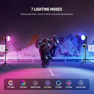 Luz LED Neewer HS200C RGB 200W | Foco COB Profesional con Control por App