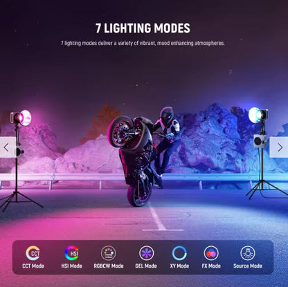 Luz LED Neewer HS200C RGB 200W | Foco COB Profesional con Control por App