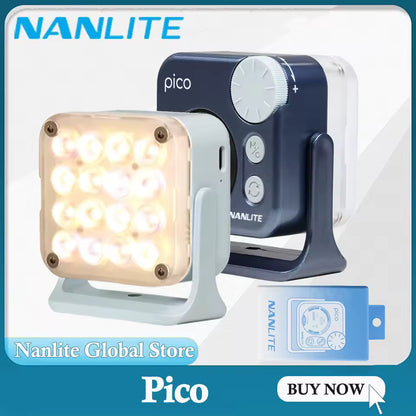 Luz LED Nanlite PICO RGBW Blue | 4W 2700K-7500K Portátil Profesional