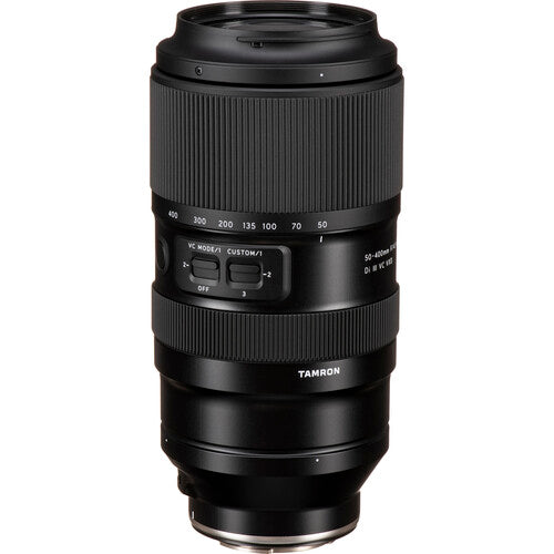 Lente Tamron 50-400mm f/4.5-6.3 Di III VC VXD para Sony E | Teleobjetivo Zoom Ultra Versátil