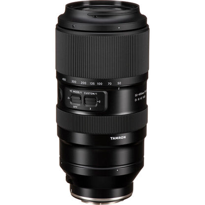 Lente Tamron 50-400mm f/4.5-6.3 Di III VC VXD para Sony E | Teleobjetivo Zoom Ultra Versátil