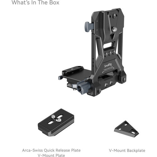 Placa de Montaje de Liberación Rápida SmallRig 4046B para Baterías V-Mount