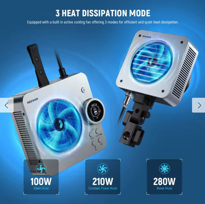 Luz LED Neewer HS200C RGB 200W | Foco COB Profesional con Control por App