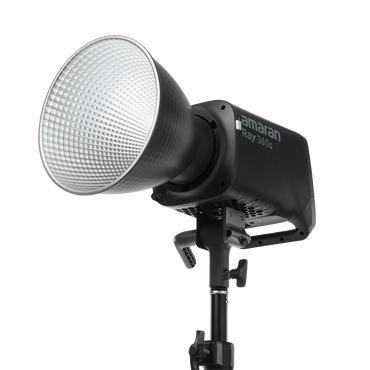 Foco LED Amaran Ray 360 - Potencia Profesional 360W - Montura Bowens - Control por App Sidus Link - Iluminación de Estudio