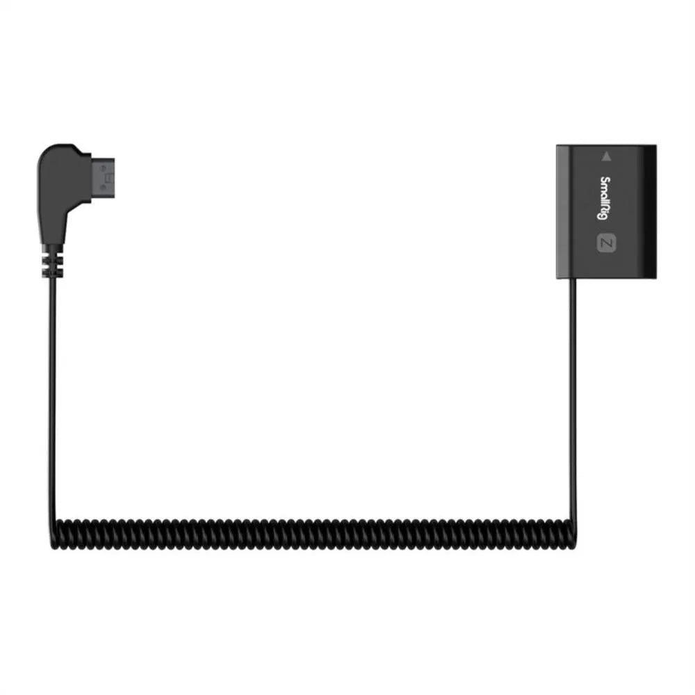 Cable de Alimentación de Batería Falsa SmallRig 4253B de D Tap a NP FZ100 | Conector de Energía Continuo Profesional