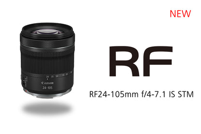 Lente Canon RF 24-105mm f/4-7.1 IS STM – Objetivo Zoom Estándar Compacto y Versátil con Estabilización para Cámaras Mirrorless EOS R