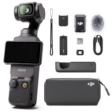 DJI Osmo Pocket 3 Creator Combo – Cámara con Gimbal de 3 Ejes, Sensor de 1" y Kit Completo para Creadores