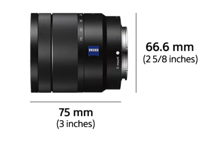 Lente Sony 16 70mm f4 ZA