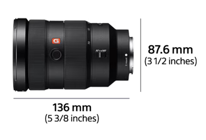 Lente Sony FE 24-70mm f/2.8 GM - Zoom Estándar Profesional Serie G Master - Montura E