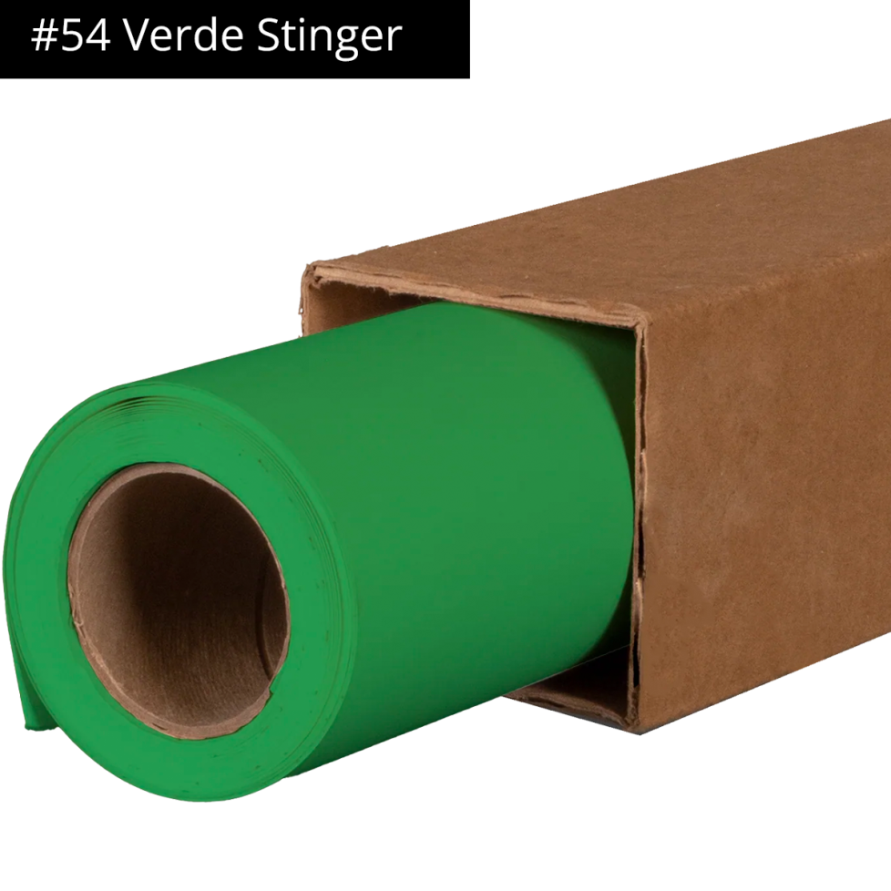 Fondo VERDE STINGER de Papel Sinfin 11x2.7m
