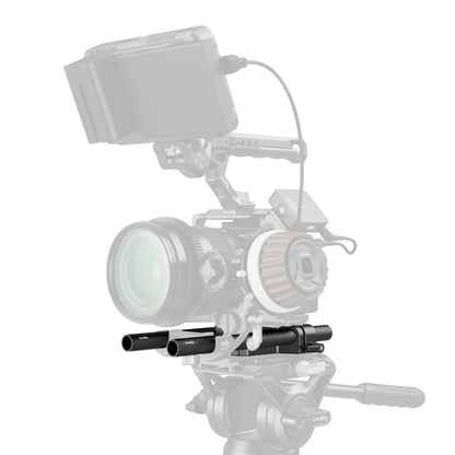 Placa de Montaje Inferior SmallRig 5609 con Abrazadera Doble de Varilla de 15 milimetros | Soporte Profesional para Rig