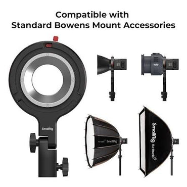 Adaptador de Montura Bowens SmallRig 4476 para Luces de la Serie RC 60B | Accesorio de Modificación de Luz Profesional para Estudio y Producción de Video