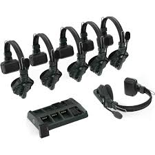 Intercomunicador Inalámbrico Hollyland Solidcom C1-6S (Sistema de 6 Diademas)