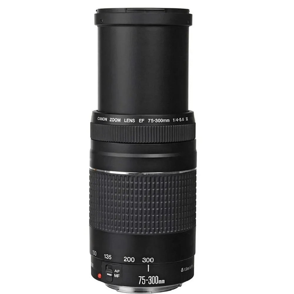 Lente Canon EF 75-300mm apertura 4 a 5.6 III