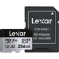 Memoria Micro SD Lexar Professional Silver Plus de 256 gigabytes | Tarjeta de Alta Velocidad V30