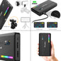 Ulanzi VL196 RGB – Luz LED Profesional de 196 LEDs con Batería de 5000mAh y Efectos Especiales