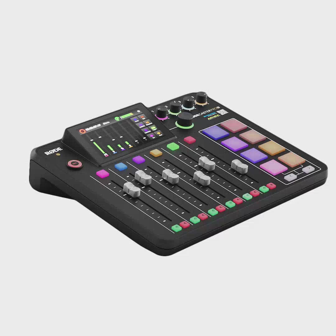 Load video: RODE CASTER PRO II mezclador
