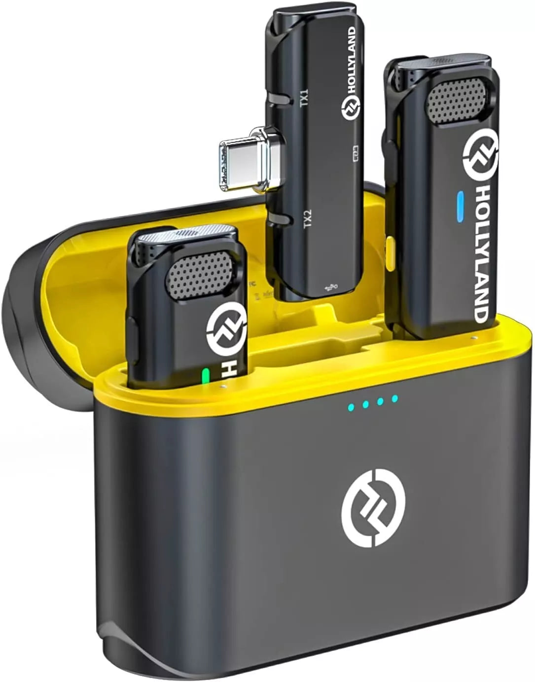 Hollyland Lark C1 - Sistema de Micrófono Inalámbrico para Smartphones