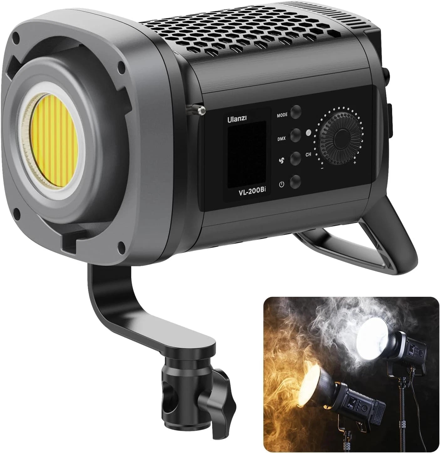 Foco LED COB Ulanzi VL-200Bi Bi-Color de 200W + Adaptador (Montura Bowens)