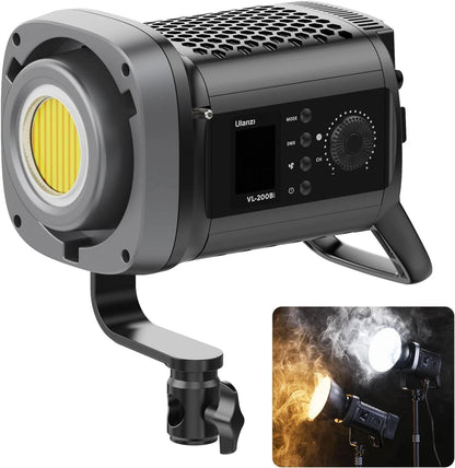Foco LED COB Ulanzi VL-200Bi Bi-Color de 200W + Adaptador (Montura Bowens)