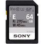 Memoria Sony SF-E Series SDXC 64GB V30 UHS-II