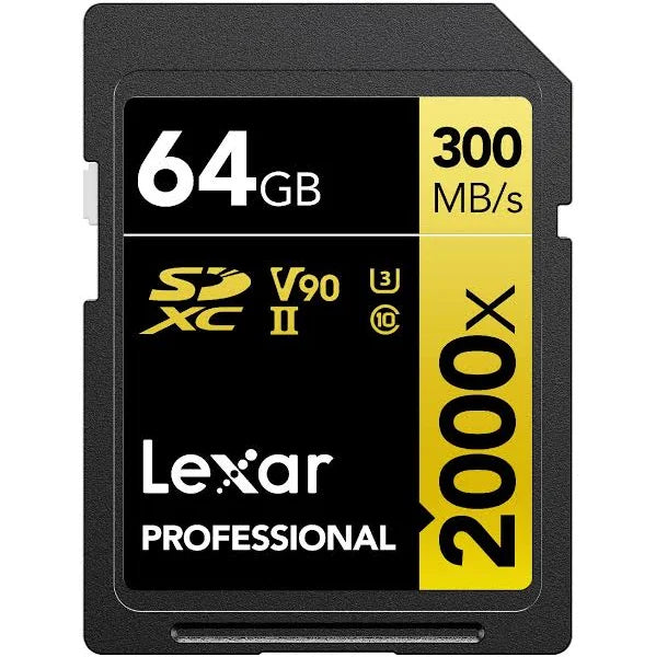 Memoria SD Lexar Professional 128GB Gold