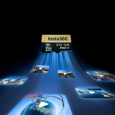 Tarjeta de Memoria MicroSDXC Insta360 512GB PRO V30 A2 UHS-I