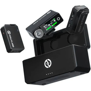 Hollyland Lark Max - Sistema de Micrófono Inalámbrico Profesional con Grabación Interna