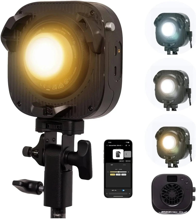 Luz LED COB Bicolor Amaran Halo 100x (100W)