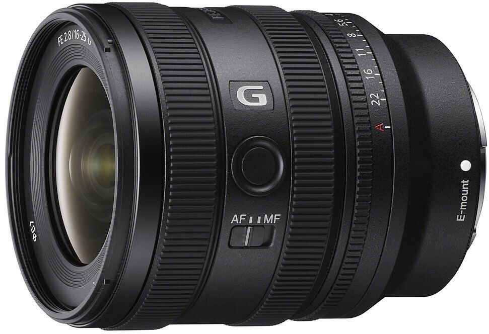 Lente Sony FE 16-25mm f/2.8 G | Gran Angular Profesional Full Frame