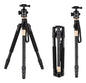 Trípode Profesional Q999 2-en-1 – Soporte de Aluminio, Monopié Integrado y Cabezal de Bola de 360° para Fotografía Pro