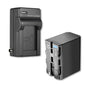Cargador de Batería Sony NP-F970 / F960 – Carga Rápida con Pantalla LCD y Salida USB
