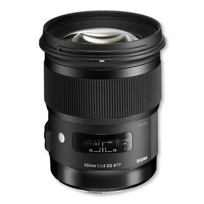 Lente Sigma 50mm f/1.4 DG DN Art para Sony E – Objetivo Fijo Premium de Alta Resolución y Enfoque Ultra Rápido para Montura E Full Frame