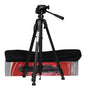 Trípode Profesional Weifeng WF-3560 – Soporte de Aluminio Reforzado, Cabezal de 3 Vías y Altura de 1.67m para Video y Foto