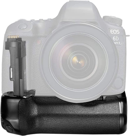 Battery Grip para Canon EOS 6D Mark II – Empuñadura Profesional con Doble Autonomía y Control Vertical