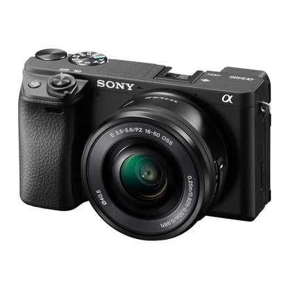 Cámara Sony α6400 Mirrorless Kit 16-50mm – Sensor APS-C de 24.2 MP Cámara Sony α6400 Mirrorless Kit 16-50mm – Sensor APS-C de 24.2 MP