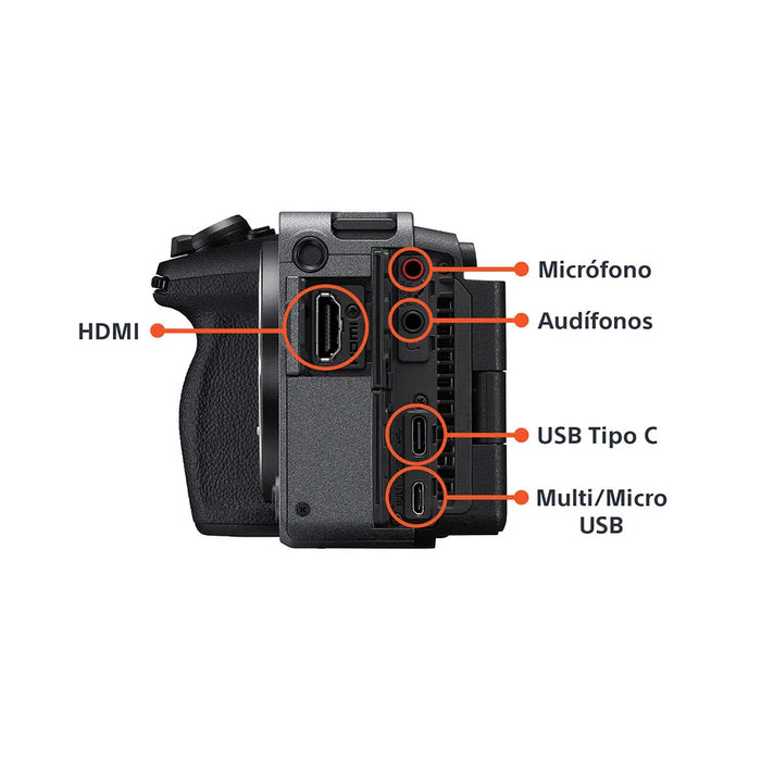 Camara Cinema Line compacta FX30 + XLR