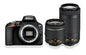 Cámara Nikon D3500 Kit lentes 18-55 + 70-300 - EOA TECNOLOGIA