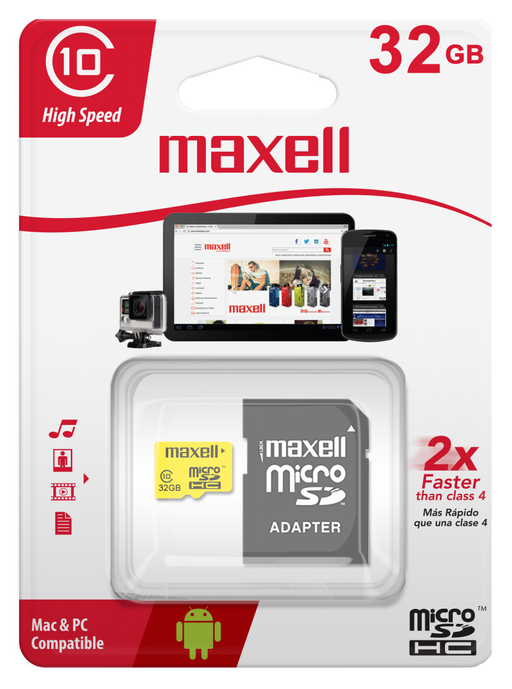 Memoria Maxel 32 GB micro SD - EOA TECNOLOGIA
